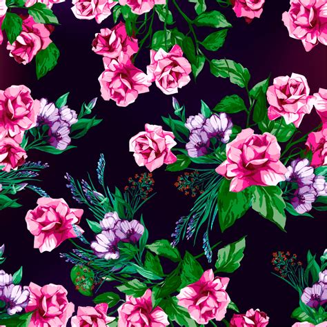 🔥 [48+] Flower Print Wallpapers Roses | WallpaperSafari
