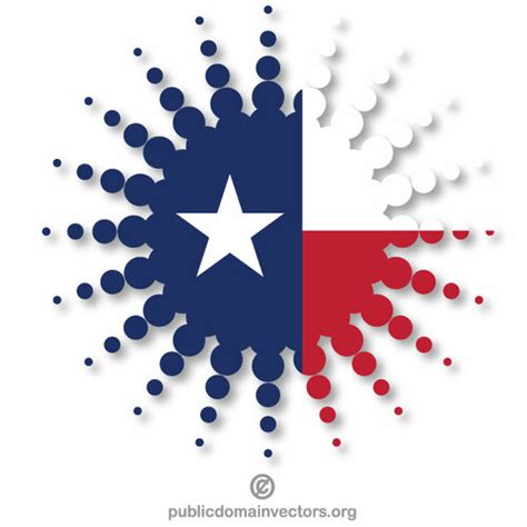 Texas flag star shape | Public domain vectors