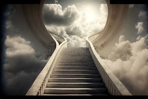 Stairway to heaven stock illustration. Illustration of religion - 266971437