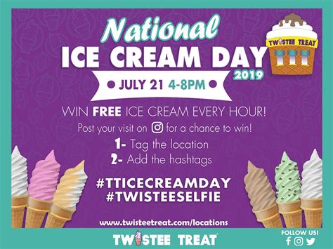 Win *FREE* Ice Cream During National Ice Cream Day Event – Twistee ...