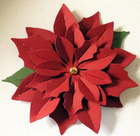 flores de Navidad de papel - flor de pascua | Paper flowers, Paper ...