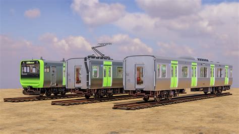 JujuArtz - Yamanote Line E235 Series Locomotive - Japanese Train 3D CAD ...