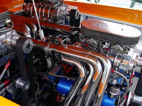 Favorite Powerboat Photos of Engines and Consoles: Work of Art Powerboat Engine