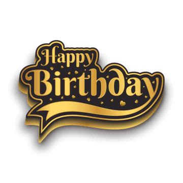 Happy Birthday Text PNG Transparent Images Free Download | Vector Files | Pngtree