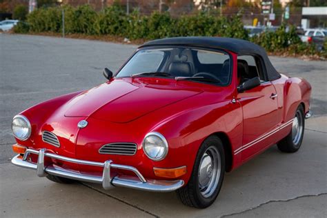 No Reserve: 1971 Volkswagen Karmann Ghia Convertible Electric ...