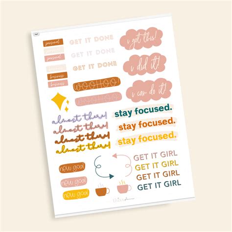 Free Digital Planner Stickers – THISS Planner Stickers 01 – THISS Planner