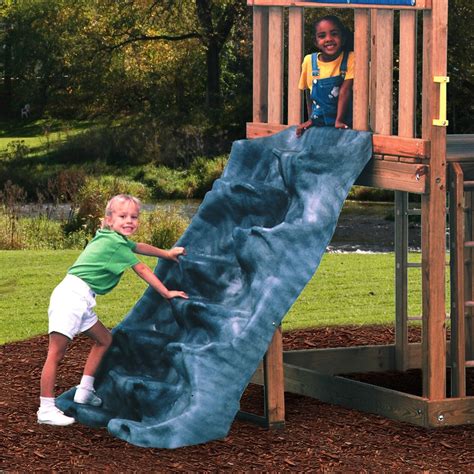 Swing-N-Slide Discovery Mountain Gray Climbing Wall at Lowes.com