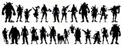 Silhouettes, Scott Flanders | Silhouette, Character design inspiration, Cartoon character design