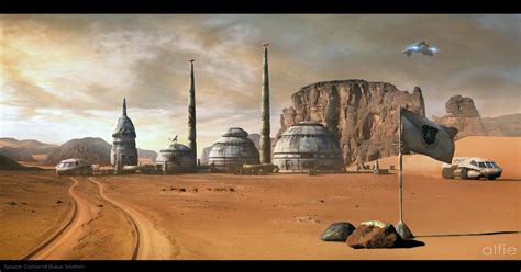 Mars base by Alfie Rodriguez | human Mars