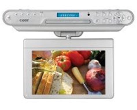 Under Cabinet Kitchen TVs - Audiovox KLV3913 12 in LCD TV DVD Combo