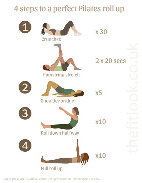 Pilates Printable Workout Routine