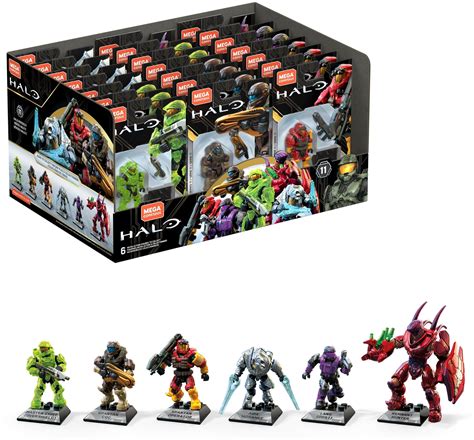 Mega Construx Halo Heroes Micro Action Figures Assortment DKW59, Building Toys for Kids ...