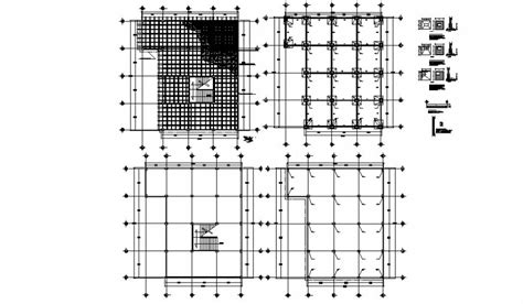 Combined Strap footing details drawing in autocad - Cadbull