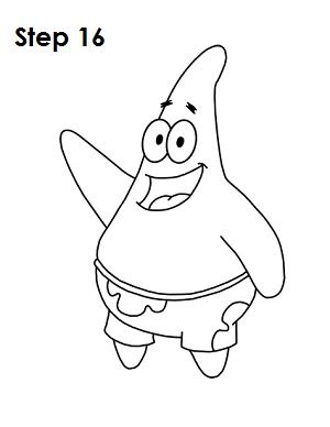 How to Draw Patrick Star