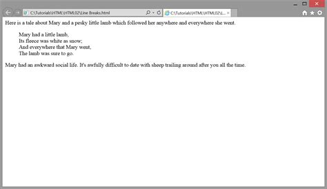 3.4: Line Breaks - Engineering LibreTexts