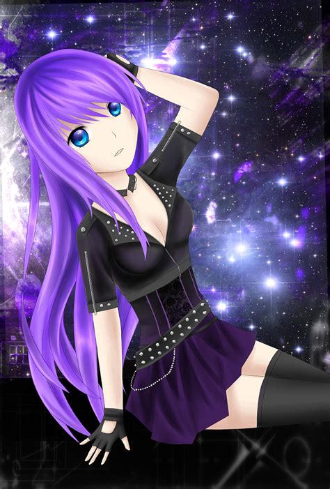 violet-galaxy-anime-girl by c-baa on DeviantArt