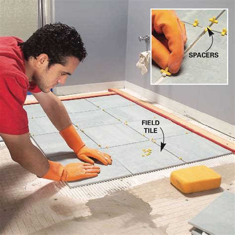 How to Lay Tile: Install a Ceramic Tile Floor In the Bathroom