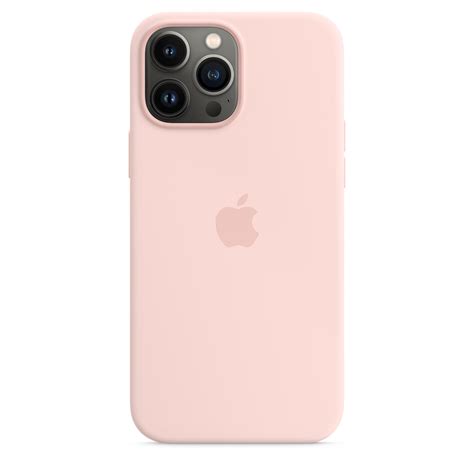 iPhone 13 Pro Max Silicone Case with MagSafe – Chalk Pink - Apple (MY)