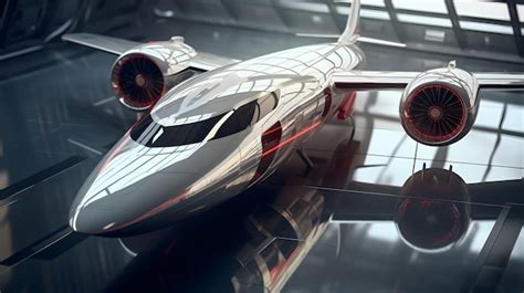 Premium AI Image | Plane super jet futuristic concept high technology