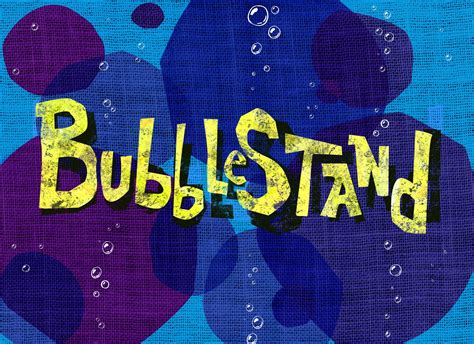 Bubblestand | SpongeBob Dictionary Wiki | Fandom