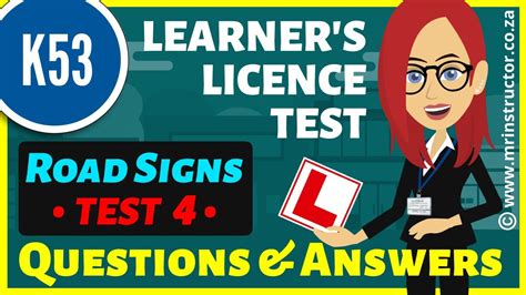 TEST 4 ️ ROAD SIGNS, TRAFFIC SIGNALS, ROAD MARKINGS | Questions And ...