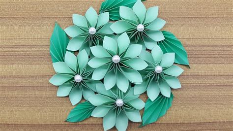 How to make a Paper Flowers Bouquet | Making Paper flower step by step (Complete Tutorial) - YouTube