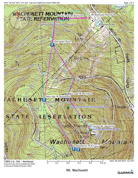 The Road Not Taken: Mt. Wachusett - Old Indian & Senuhenna Trails