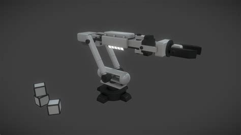 Basic Robot Arm - Download Free 3D model by Blender3D [34dad92] - Sketchfab