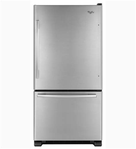 Whirlpool Refrigerator Brand: Whirlpool GB9FHDXWS Bottom Freezer Refrigerator