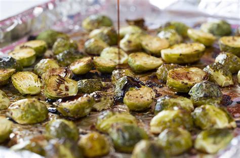 Balsamic Roasted Brussels Sprouts - i am baker