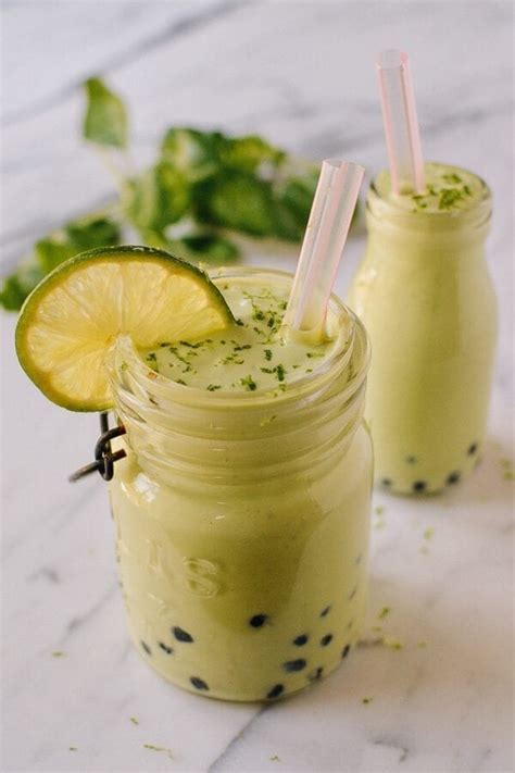 Avocado Smoothies with Boba - The Woks of Life