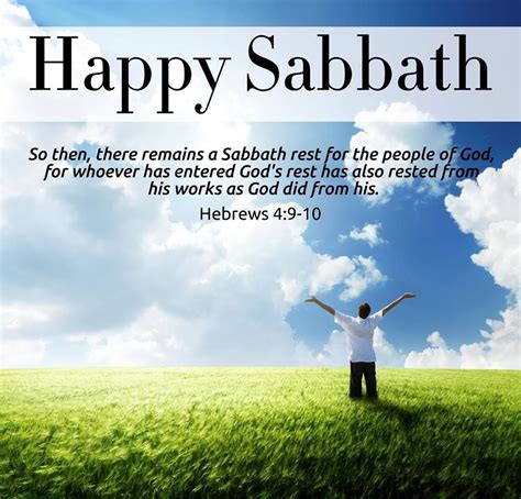 Happy Sabbath | Happy sabbath quotes, Sabbath quotes, Sabbath