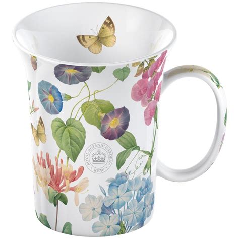 Amazon.com | Royal Botanic Gardens, Kew - Redoute Meadow - Fine Bone China Mug in a Box: Coffee ...