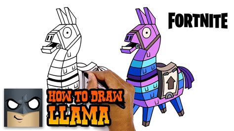 Fortnite Coloring Pages Llama Skin