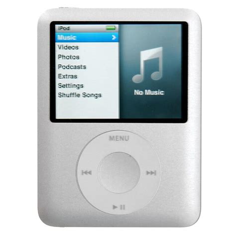 Apple 4GB 3rd Generation Silver iPod Nano (Refurbished) - 11070997 ...