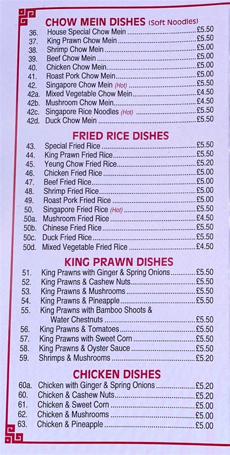 Lucky Dragon Chinese Takeaway Mansfield's full menu online