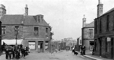 Tour Scotland: Old Photograph Cross Roads Bonnyrigg Scotland