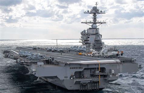 USS Gerald R. Ford: The most advanced carrier of the US cost around $13 ...