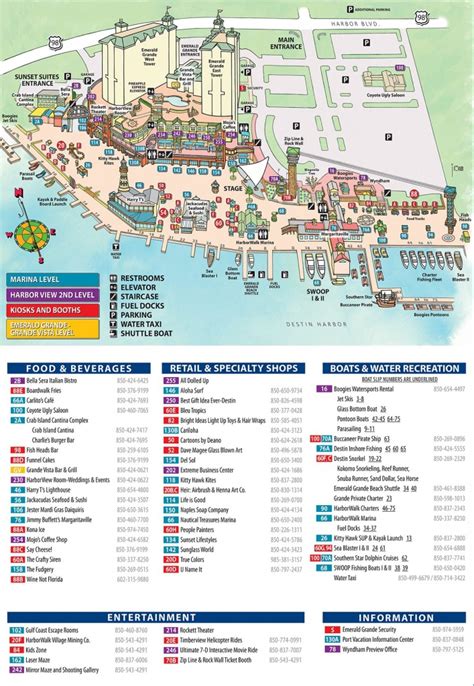 Map Of Destin Florida Attractions - Printable Maps