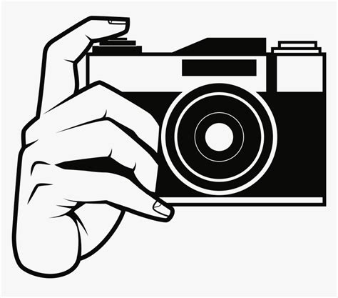 Clip Art Camer Clipart - Camera Clipart Black And White, HD Png ...