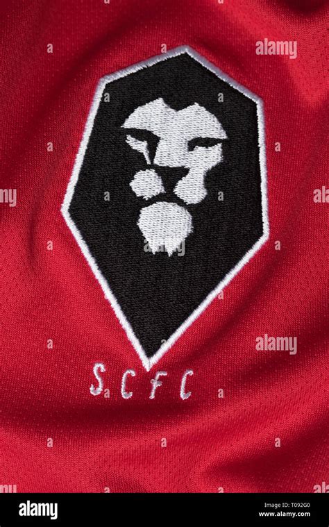 Salford city football club badge hi-res stock photography and images - Alamy