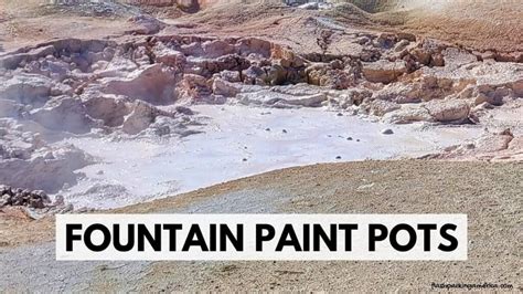 Yellowstone mudpots! 🌋 Watch the pink bubbling Fountain Paint Pots in ...