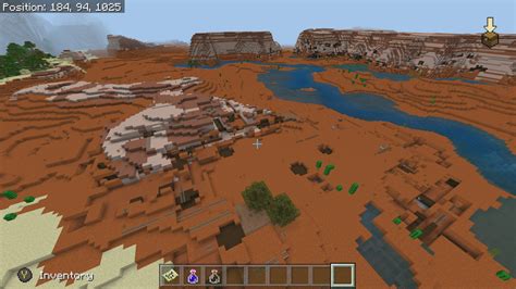 3 Villages 3 Desert Temples Spawn Better Together/Bedrock Seed | Desert temple, Jungle temple ...