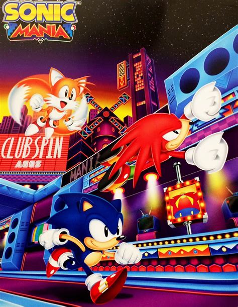 Sonic Mania Gets Gloriously Retro Official Artwork Poster - Power Up Gaming