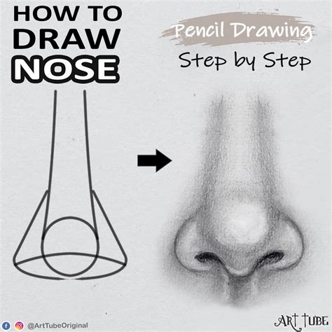 How To Draw A Realistic Human Nose