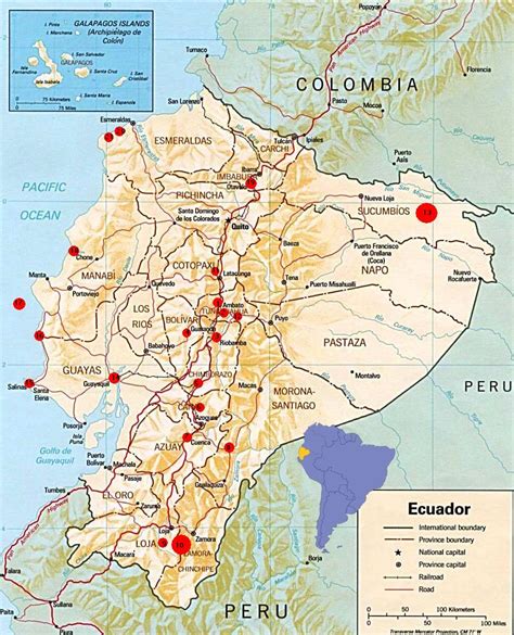 Cotacachi Ecuador Map