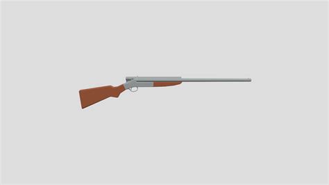 Low Poly Single Barrel Shotgun & Alofs Mechanism - Download Free 3D model by EricTheBlock ...