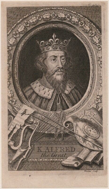 NPG D8576; King Alfred ('The Great') - Large Image - National Portrait ...