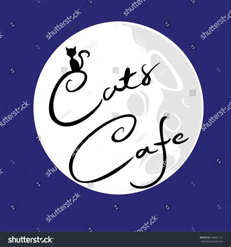 Cats Cafe Logo Vector Illustration Stock Vector (Royalty Free) 646661116