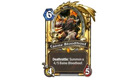 Cairne Bloodhoof - Hearthstone: Heroes of WarCraft Wiki Guide - IGN